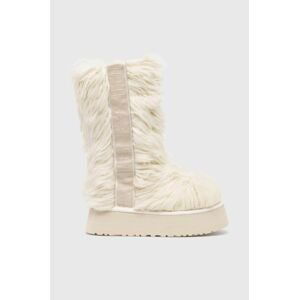 Sněhule UGG W Fluff Momma Sugar Boot béžová barva