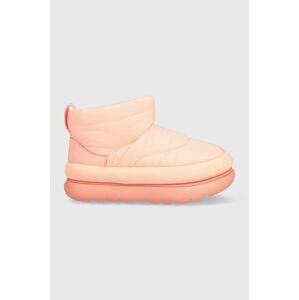 Sněhule UGG W Classic Maxi Mini růžová barva