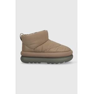 Sněhule UGG W Classic Maxi Mini hnědá barva