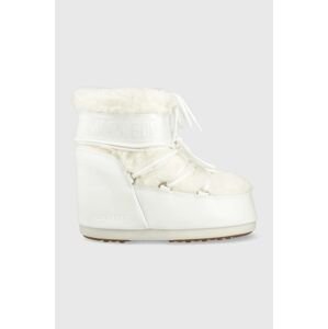 Sněhule Moon Boot Icon Low Faux Fur bílá barva