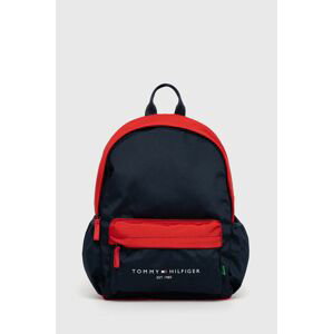 Dětský batoh Tommy Hilfiger červená barva, velký, s potiskem