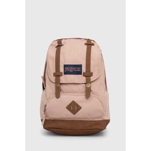 Batoh Jansport růžová barva, velký, vzorovaný