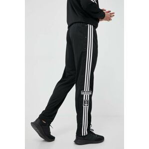 Tepláky adidas Originals ADIBREAK černá barva, s aplikací, HN6098-BLACK