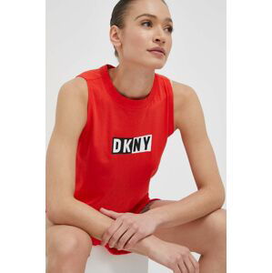 Top Dkny dámský, červená barva