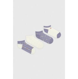 Ponožky Answear Lab 4-pack dámské, fialová barva
