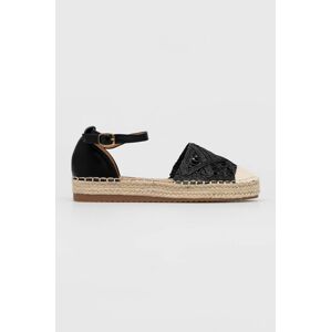 Espadrilky Answear Lab černá barva