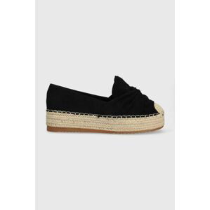 Espadrilky Answear Lab černá barva, na platformě