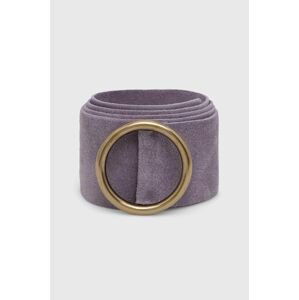 Semišový pásek Answear Lab dámský, fialová barva