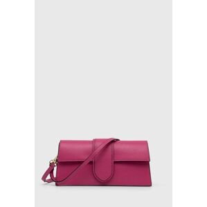 Kožená kabelka Answear Lab X limitovaná kolekce SISTERHOOD růžová barva