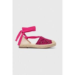 Espadrilky Answear Lab růžová barva