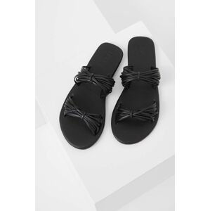 Kožené pantofle Answear Lab Dámské, černá barva