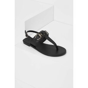 Kožené sandály Answear Lab Dámské, černá barva