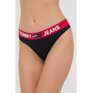 Tanga Tommy Jeans tmavomodrá barva