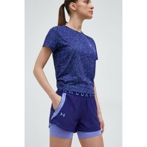 Tréninkové šortky Under Armour dámské, s potiskem, high waist