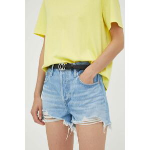 Džínové šortky Levi's 501 dámské, hladké, high waist, 56327.0086-LightIndig