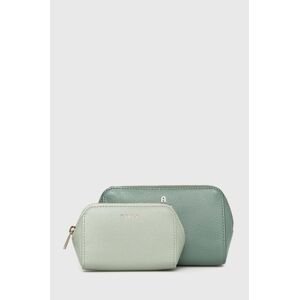 Kosmetická taška Furla 2-pack zelená barva