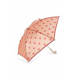 Dětský deštník Konges Sløjd růžová barva