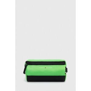 Kosmetická taška Tommy Hilfiger zelená barva