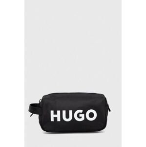 Kosmetická taška HUGO černá barva