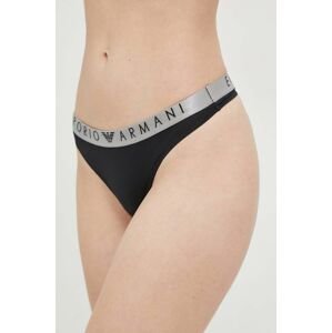 Tanga Emporio Armani Underwear 2-pack černá barva