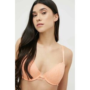 Podprsenka Emporio Armani Underwear oranžová barva