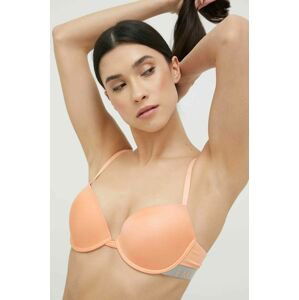 Podprsenka Emporio Armani Underwear oranžová barva