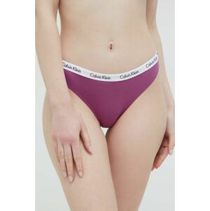 Kalhotky Calvin Klein Underwear fialová barva