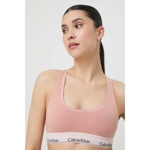 Podprsenka Calvin Klein Underwear oranžová barva