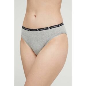 Kalhotky Calvin Klein Underwear 2-pack šedá barva