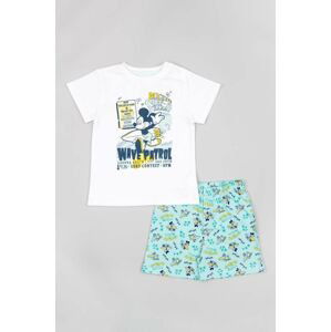 Dětské bavlněné pyžamo zippy x Disney tyrkysová barva