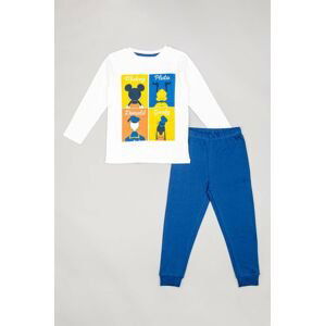 Dětské bavlněné pyžamo zippy tmavomodrá barva, s potiskem