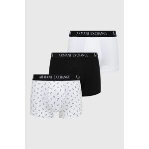 Boxerky Armani Exchange 3-pack pánské