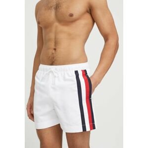 Plavkové šortky Tommy Hilfiger bílá barva