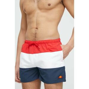 Plavkové šortky Ellesse Cielo Swimshort červená barva, SHR04797