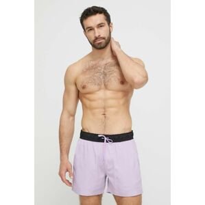 Plavkové šortky 4F fialová barva
