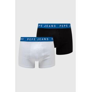 Boxerky Pepe Jeans 2-pack pánské, bílá barva