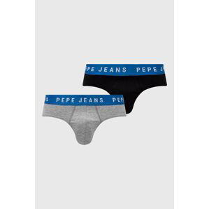 Spodní prádlo Pepe Jeans 2-pack pánské, černá barva