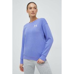 Mikina Under Armour dámská, fialová barva, hladká, 1373032-495