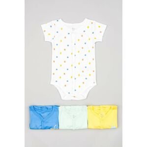 Bavlněné kojenecké body zippy 4-pack