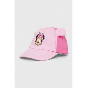 Dětská bavlněná čepice zippy x Disney růžová barva, s aplikací