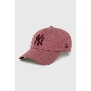 Kšiltovka New Era NEW YORK YANKEES vínová barva, melanžová, 60348848.MRNWHI-MRNWHI