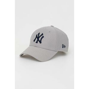 Kšiltovka New Era šedá barva, s aplikací, NEW YORK YANKEES