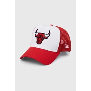 Kšiltovka New Era bílá barva, s aplikací, CHICAGO BULLS, 60348855.WHIFDRFDR-WHIFDRFDR