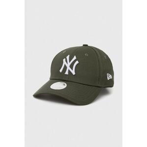 Kšiltovka New Era zelená barva, s aplikací, NEW YORK YANKEES