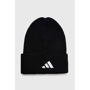 Čepice adidas Performance černá barva, z husté pleteniny, HS9765