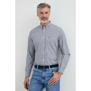 Košile Lacoste bílá barva, regular, s límečkem button-down