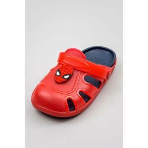 Dětské pantofle zippy x Spidedrman červená barva