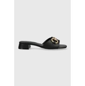 Pantofle Aldo Faiza dámské, černá barva, na podpatku, 13542970.FAIZA
