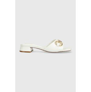 Pantofle Aldo Faiza dámské, bílá barva, na podpatku, 13542957.FAIZA