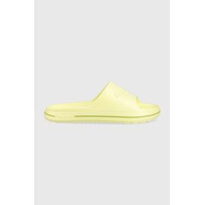 Pantofle Pepe Jeans BEACH SLIDE dámské, žlutá barva, PLS70131